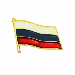 Miniature Russian flag badge