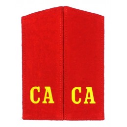 "CA" ("SA") Red epaulets