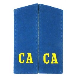 "CA" ("SA") Blue epaulets