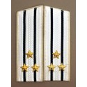 Epaulets for captain I rank, for use with white summer garrison uniform
