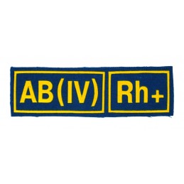 Naszywka AB (IV) Rh+...