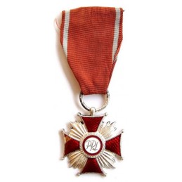 Krzyż Zasługi - PRL - srebrny