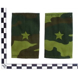 Epaulets for major, camouflage - Flora