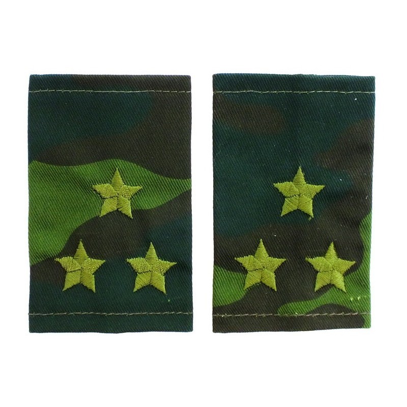 Epaulets for colonel, camouflage - Flora
