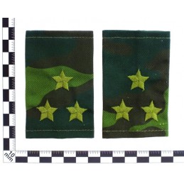 Epaulets for colonel, camouflage - Flora