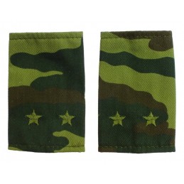 Epaulets for leutnant, camouflage - Flora