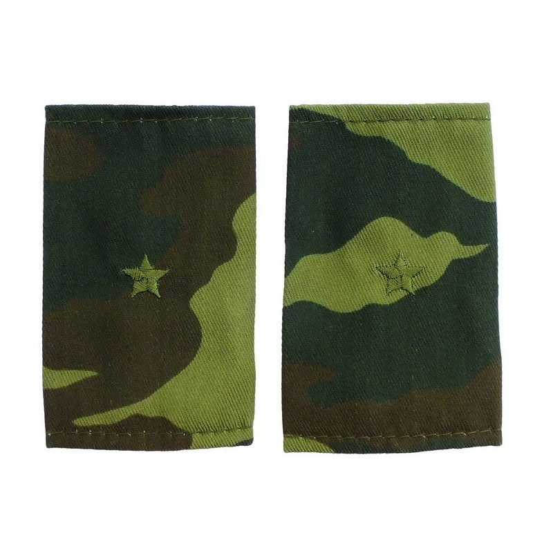 Epaulets for junior lieutenant, camouflage - Flora