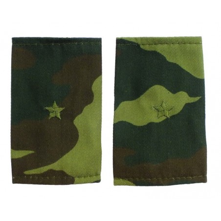 Epaulets for junior lieutenant, camouflage - Flora