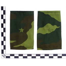 Epaulets for junior lieutenant, camouflage - Flora