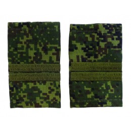 Epaulets for junior sergeant MVD, camouflage - Digital Flora