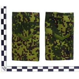 Epaulets for corporal, camouflage - Digital Flora, "V" version