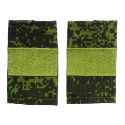 Epaulets for senior sergeant MVD, camouflage - Digital Flora