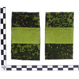 Epaulets for senior sergeant MVD, camouflage - Digital Flora