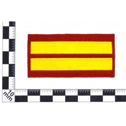 Stripe for participants in a course of military schools - 2 course, red