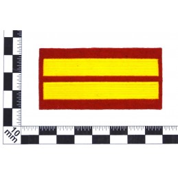 Stripe for participants in a course of military schools - 2 course, red