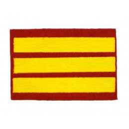 Stripe for participants in a course of military schools - 3 course, red