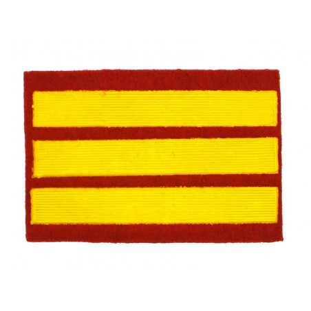 Stripe for participants in a course of military schools - 3 course, red