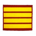 Stripe for participants in a course of military schools - 4 course, red