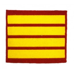 Stripe for participants in a course of military schools - 3 course, red