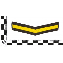 Stripe for regular soldiers - 1 year of the service, green