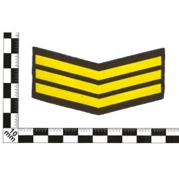 Stripe for regular soldiers - 2 years of the service, green