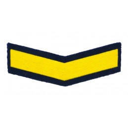 Stripe for warrant officers - 4 years of the service, green-blue