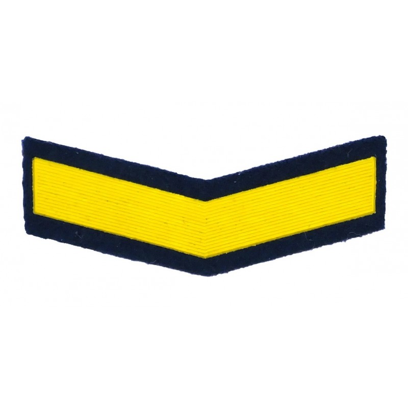 Stripe for warrant officers - 4 years of the service, green-blue