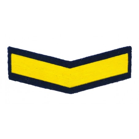 Stripe for warrant officers - 4 years of the service, green-blue