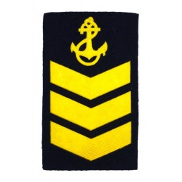 Stripe for participants in a course of naval academies - 3 course, red