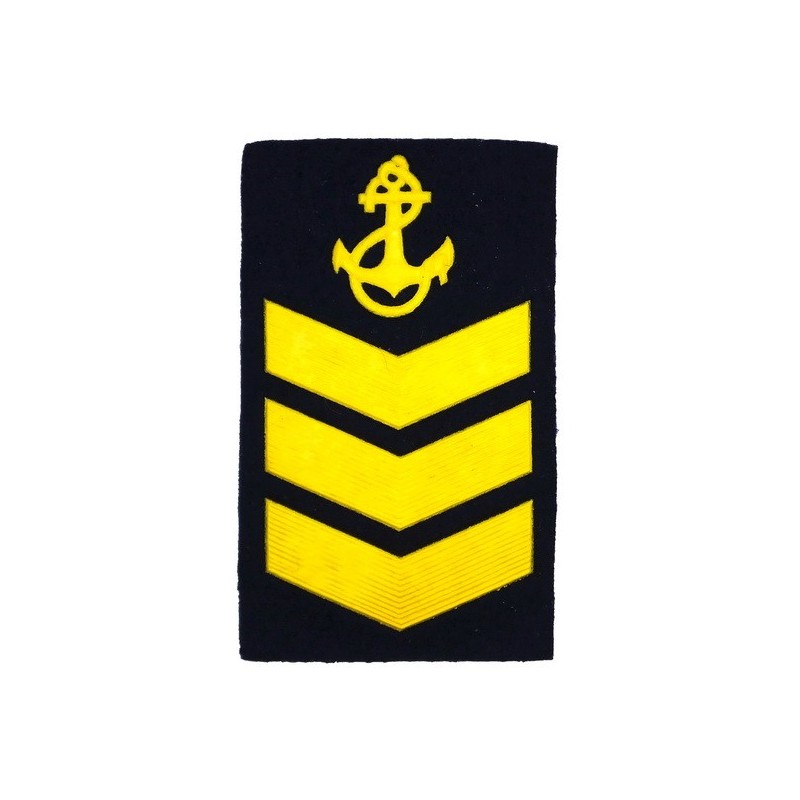 Stripe for participants in a course of naval academies - 3 course, red