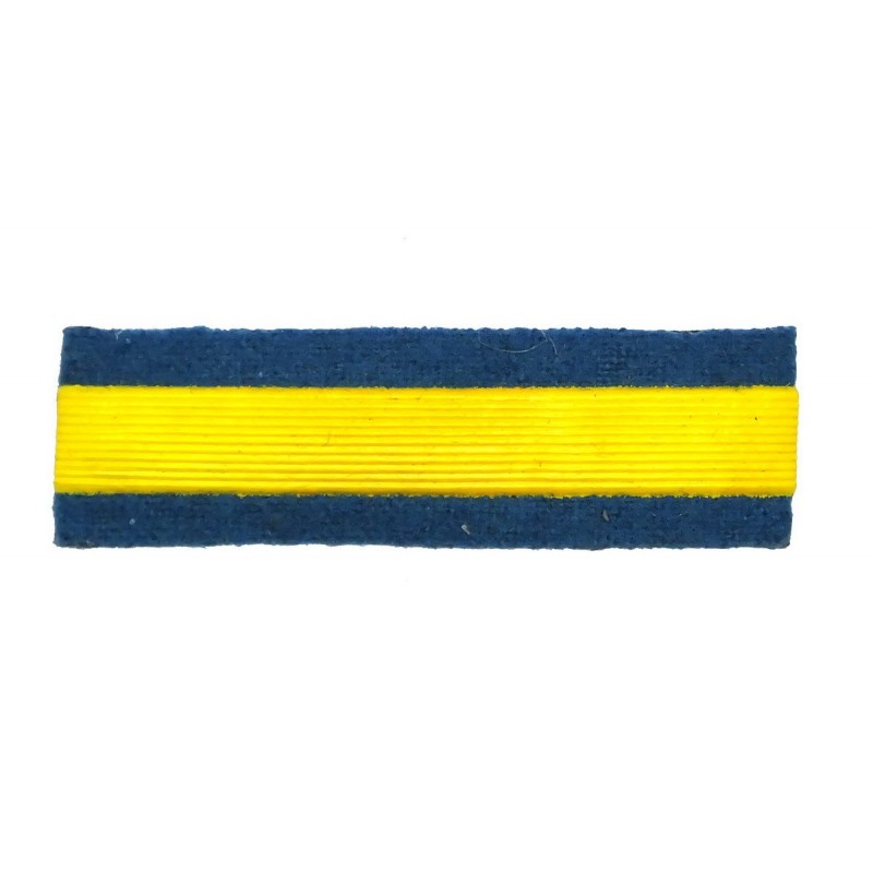 Stripe for participants in a course of military schools - 1 course, light-blue