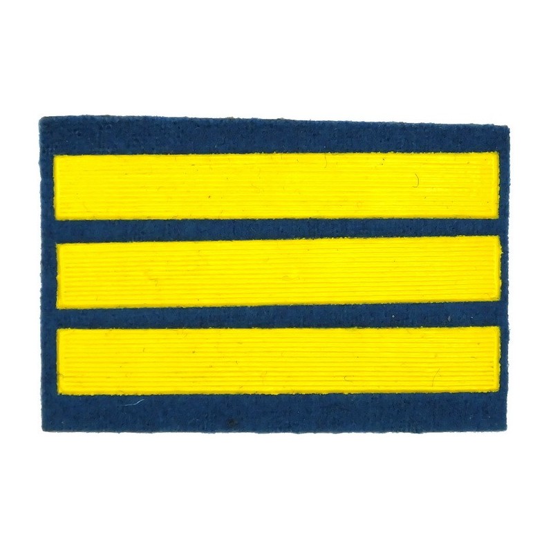 Stripe for participants in a course of military schools - 3 course, light-blue