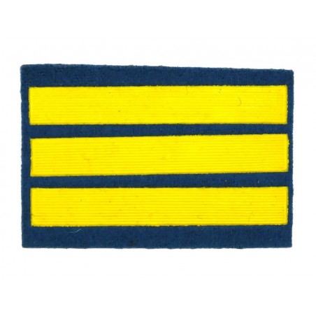 Stripe for participants in a course of military schools - 3 course, light-blue