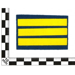 Stripe for participants in a course of military schools - 3 course, light-blue