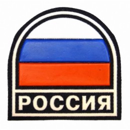 Stripe "Russia", camouflaged background