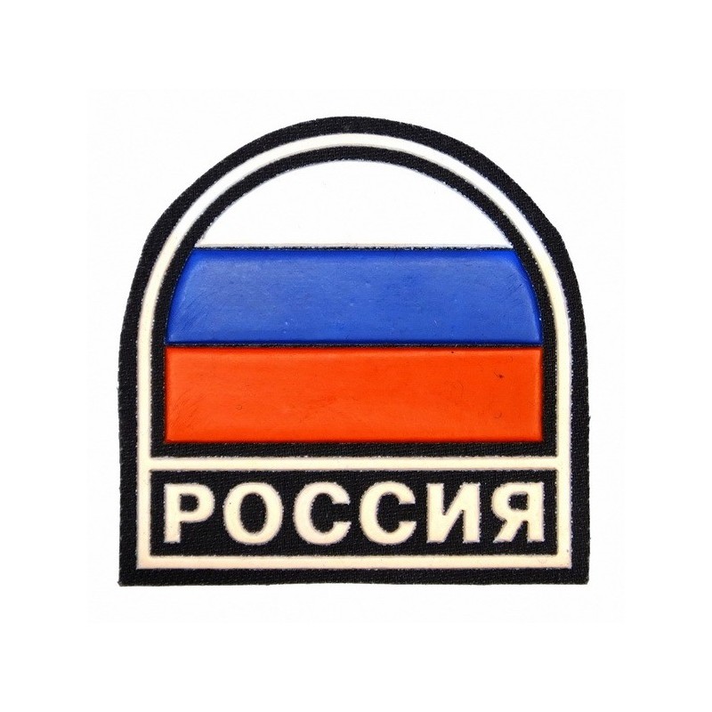 Stripe "Russia", camouflaged background