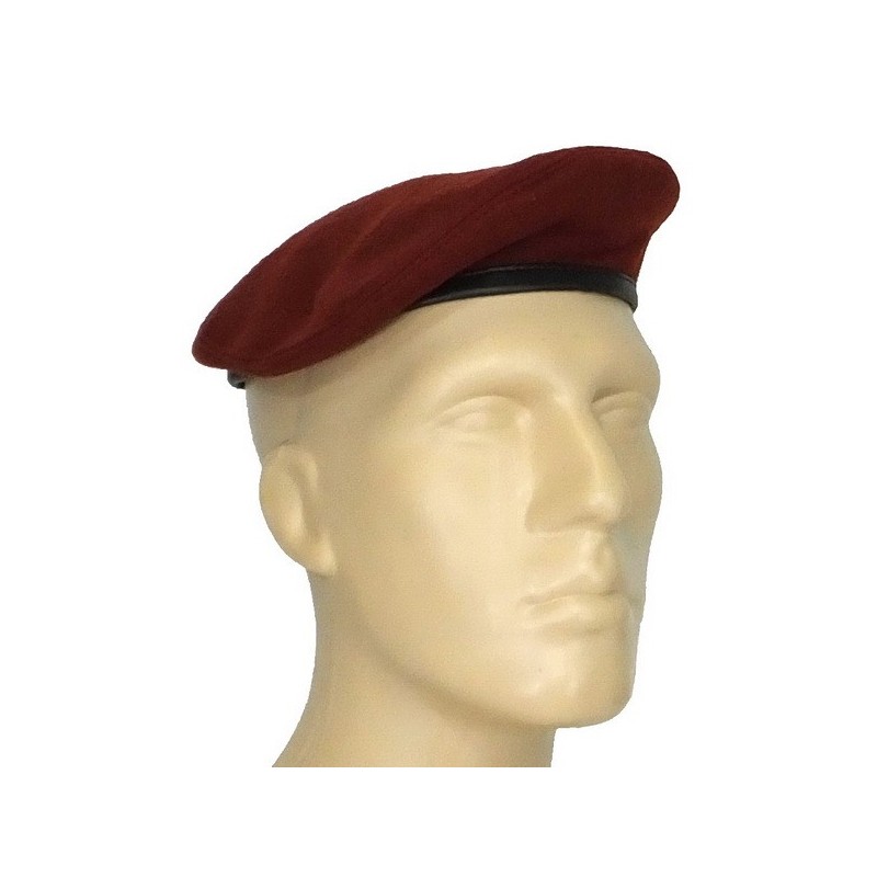 Small, maroon (krapovy) beret - "tear"