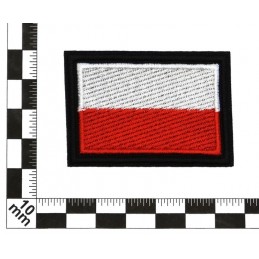 Polish flag - patch with thermotransfer