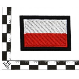 Polska flaga - naszywka termotransferowa