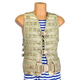 TI-OZ-M-117 Modernized vest of battle set, MOLLE, Digital Beige (Syria)