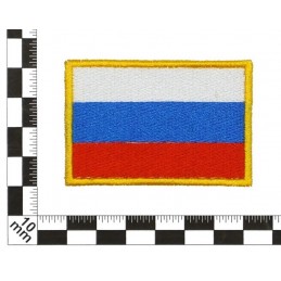 Naszywka - Flaga Rosji, haftowana, z rzepem