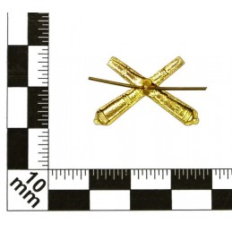 "Missile Forces and Artillery" branch insignia, gold