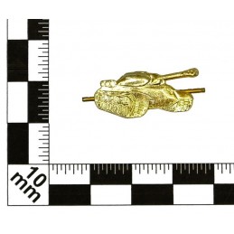 "Tank Troops" branch insignia, gold, right