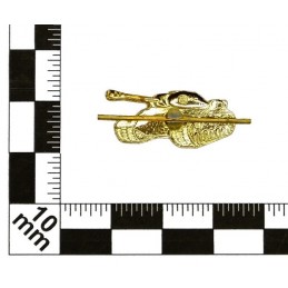 "Tank Troops" branch insignia, gold, right