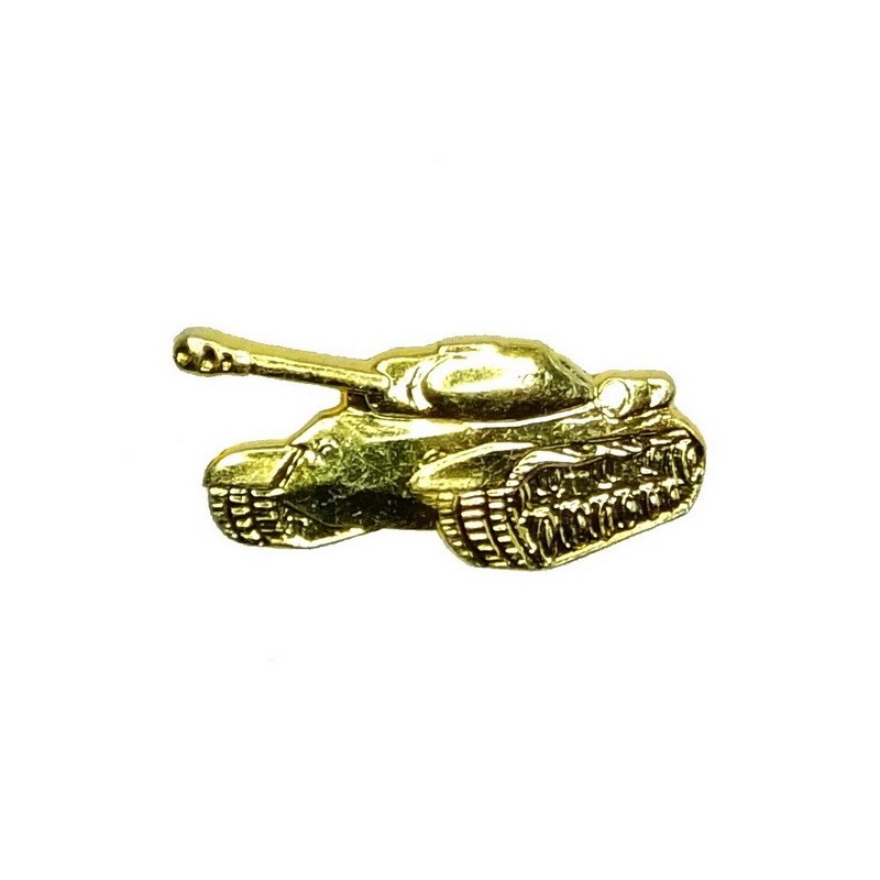 "Tank Troops" branch insignia, gold, left