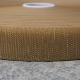 Fasteners of the Velcro® - HOOK, Tan. 25 mm