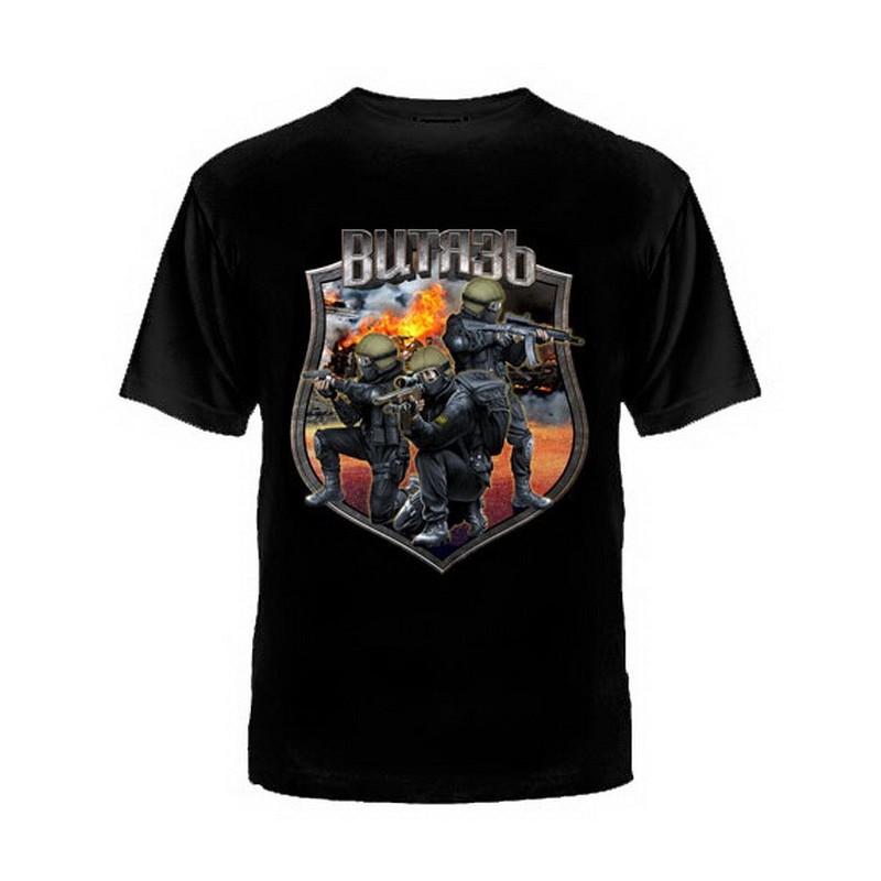 T-shirt "Witiaź", czarny T-shirt "Witiaź", czarny