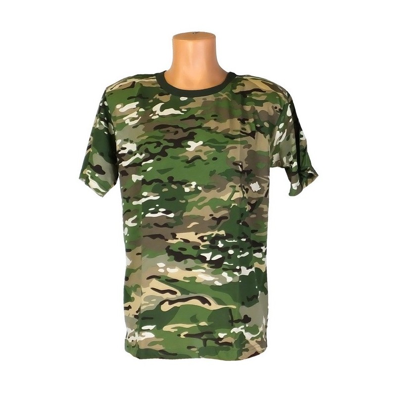 T-shirt in camouflage "Multikam"