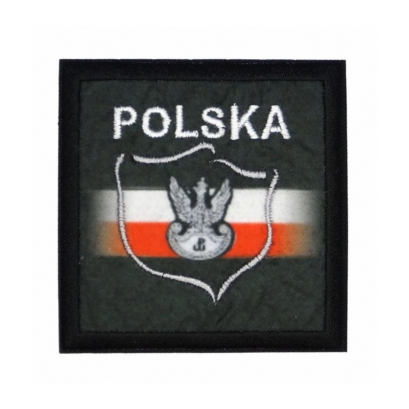 Polish with white eagle - patch with thermotransfer