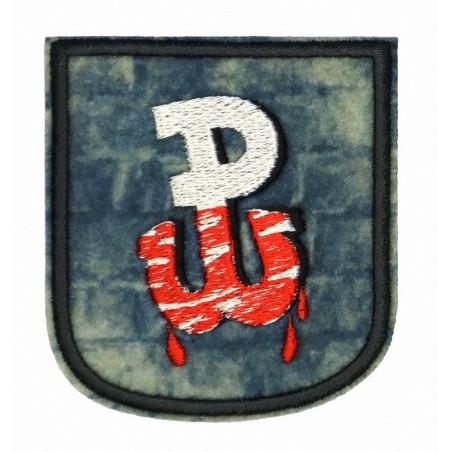 Polish with flag and eagle - patch with thermotransfer